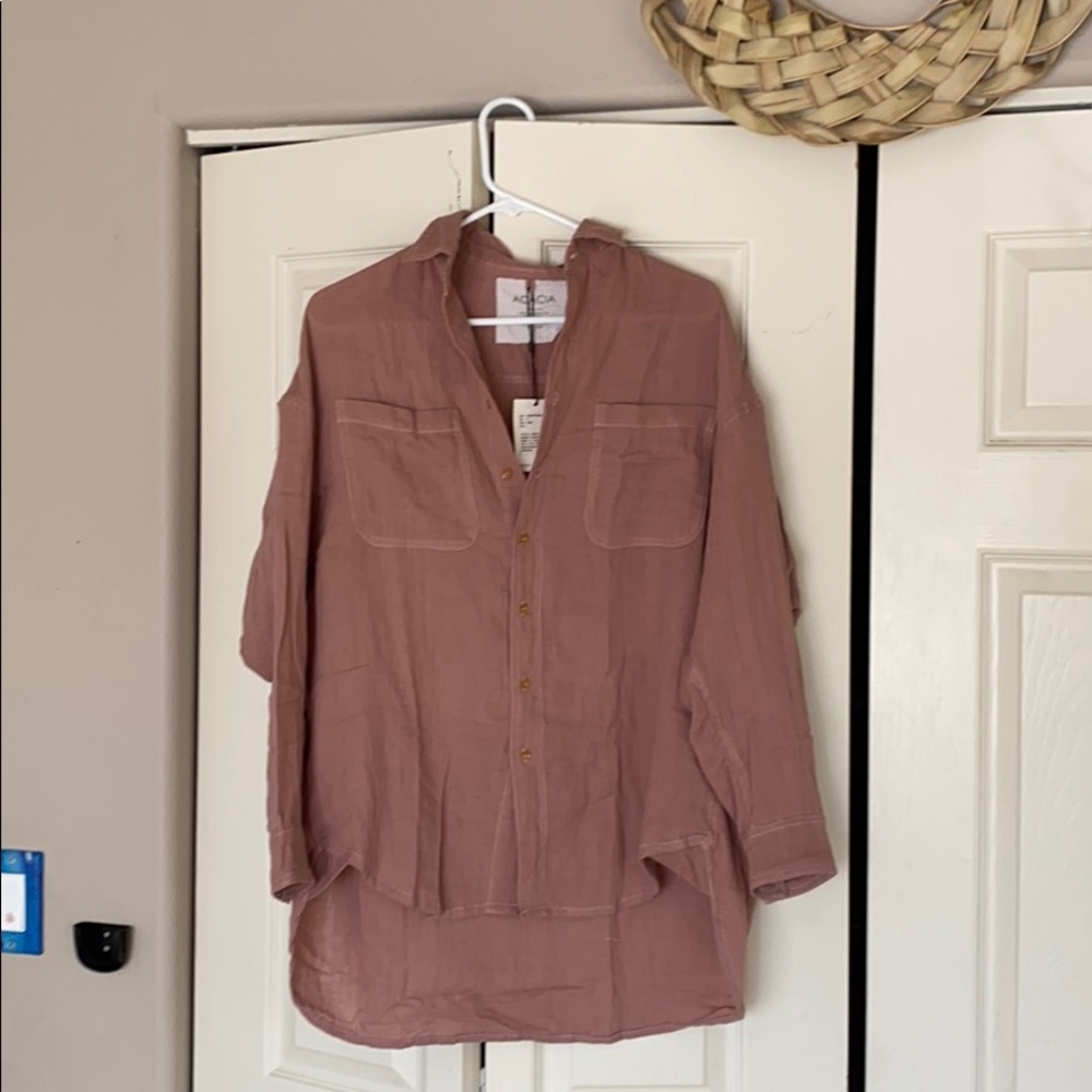 Acacia Santa Fe Cotton Gauze in Petal NWT